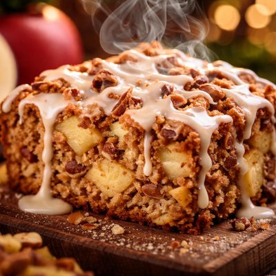 Image of Glazed Chunky Apple Cake
