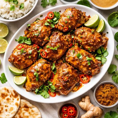 Image of Glazed Curry Chicken