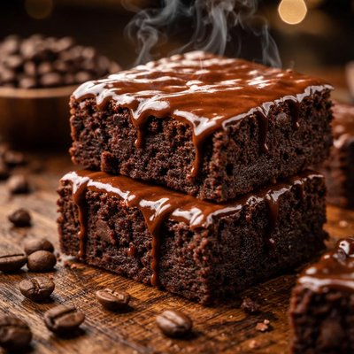 Image of Glazed Espresso Brownies