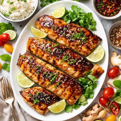 Image of Glazed Grilled Fish