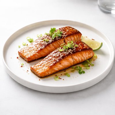 Image of Glazed Grilled Salmon Fillets