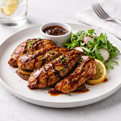 Image of Glazed Grilled Turkey Barbecue