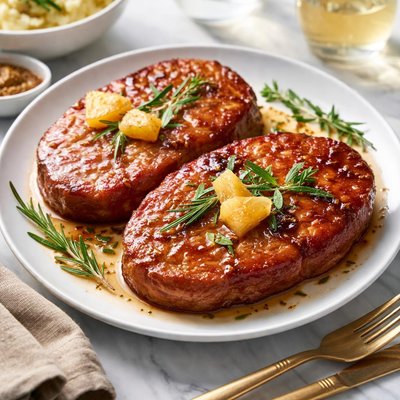 Image of Glazed Ham Steak for 2