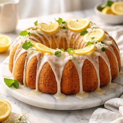 Image of Glazed Lemon Bundt Cake