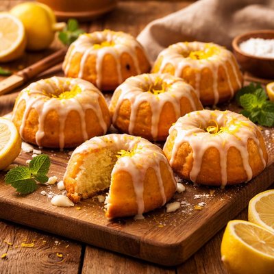 Image of Glazed Lemon Cakes