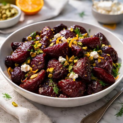 Image of Glazed Mandarin Beets