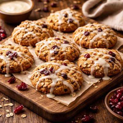 Image of Glazed Oatmeal Craisin Cookies