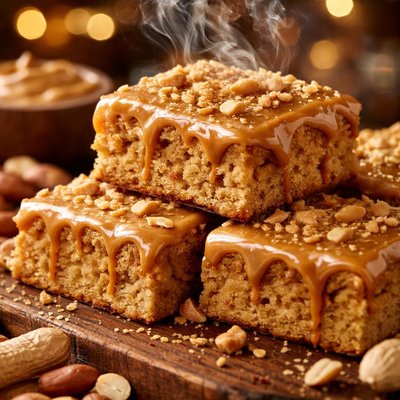 Image of Glazed Peanut Butter Bars