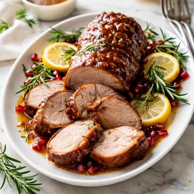 Image of Glazed Roast Pork Tenderloin