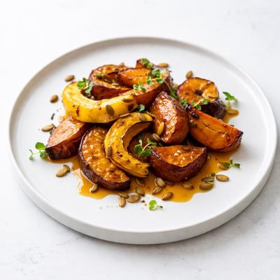 Image of Glazed Squashes and Sweet Potatoes