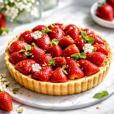 Image of Glazed Strawberry Tart