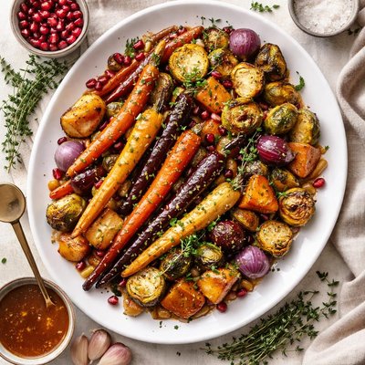 Image of Glazed Winter Vegetables