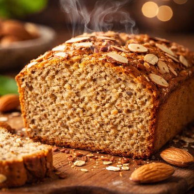 Image of High Protein Gluten-Free Almond Bread