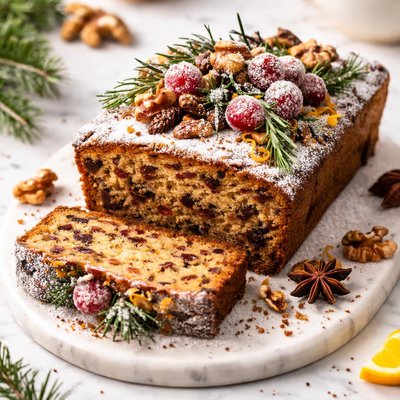 Image of Gluten and Sugar Free Christmas Cake