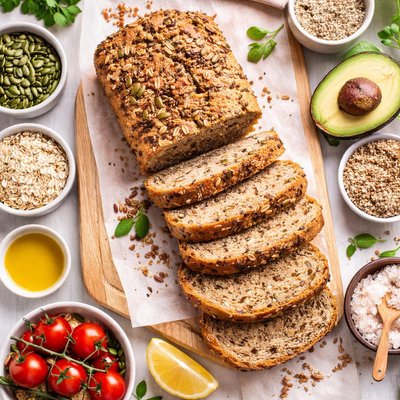 Image of Gluten and Yeast and Dairy Free Multigrain Bread