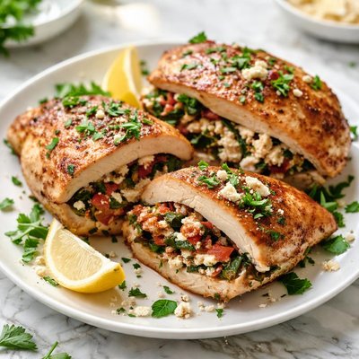 Image of Gluten Free Ameri Greek Stuffed Chicken