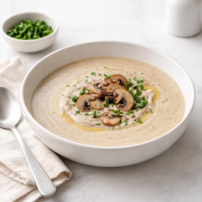 Image of Gluten Free and Dairy Free Cream of Mushroom Soup