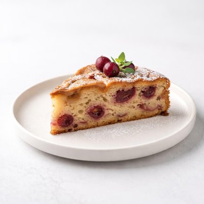 Image of Gluten Free Apple and Sour Cherry Cake
