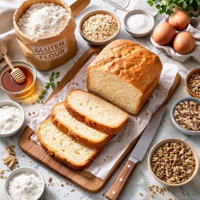 Image of Gluten Free Bread for Breadmaker Machine
