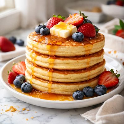 Image of Gluten Free Buttermilk Pancakes Like from a Mix
