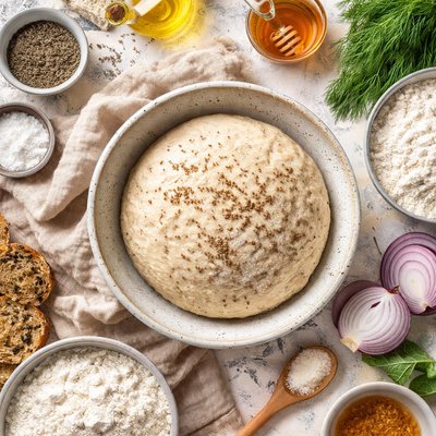 Image of Gluten Free Caraway Rye Dough