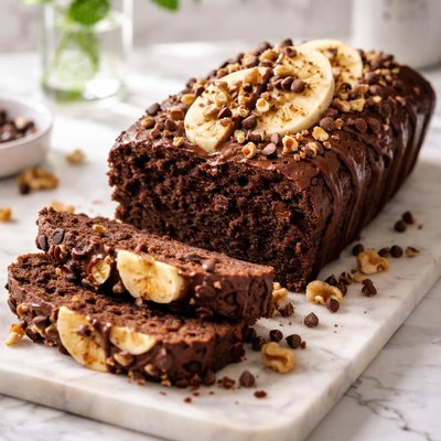Image of Gluten Free Choco Banana Loaf