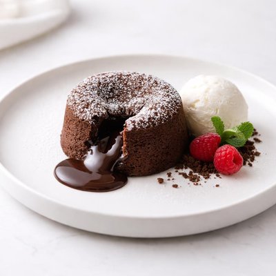 Image of Gluten Free Chocolate Molten Lava Cake