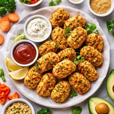 Image of Gluten Free Dairy Free Chicken Veggie Nuggets