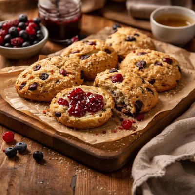 Image of Gluten Free Dairy Free Millet Fruit Scones