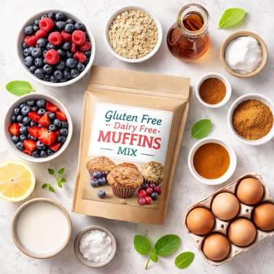 Image of Gluten Free Dairy Free Muffins Mix