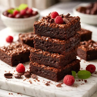 Image of Gluten Free Egg Free Brownies