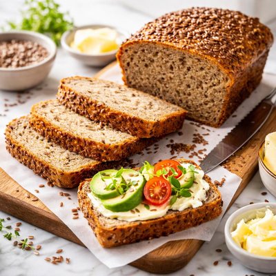 Image of Gluten Free Flax Bread