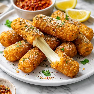 Image of Gluten Free Fried Mozzarella Sticks