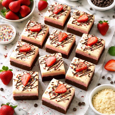 Image of Gluten Free Neapolitan Squares