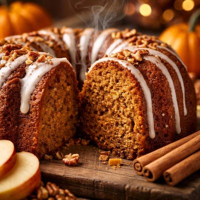 Image of Gluten Free Pumpkin Applesauce Bundt Cake