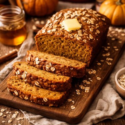 Image of Gluten Free Pumpkin Oat Bread