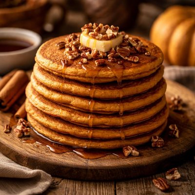 Image of Gluten Free Pumpkin Pancakes