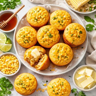 Image of Gluten Free Sweet Corn Bread Muffins