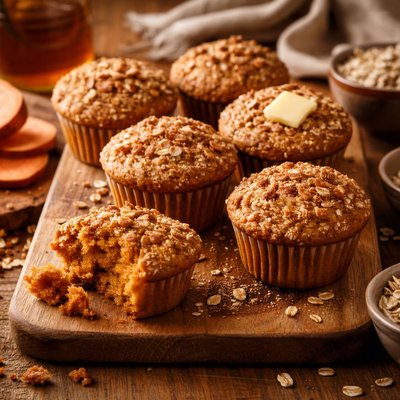 Image of Gluten Free Sweet Potato Muffins