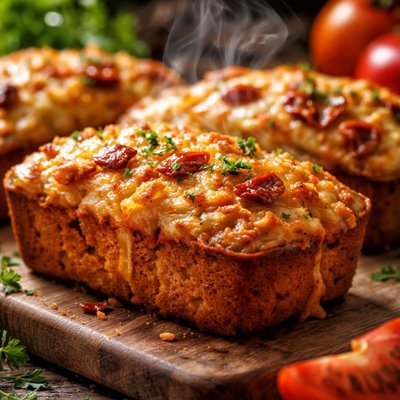 Image of Gluten Free Tomato Cheese Loaves