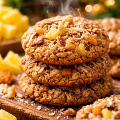 Image of Gluten Free Tropical Oatmeal Cookies