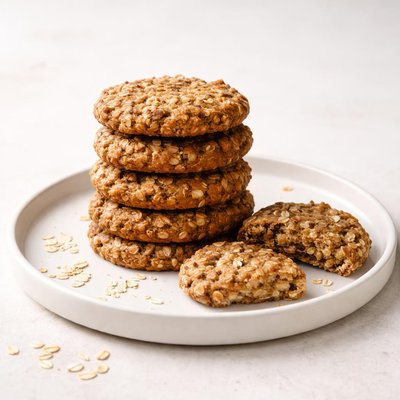 Image of Gluten Free Vegan Sugar Free Oatmeal Cookies