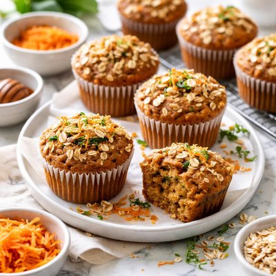 Image of Gluten Free Zucchini Carrot Muffins