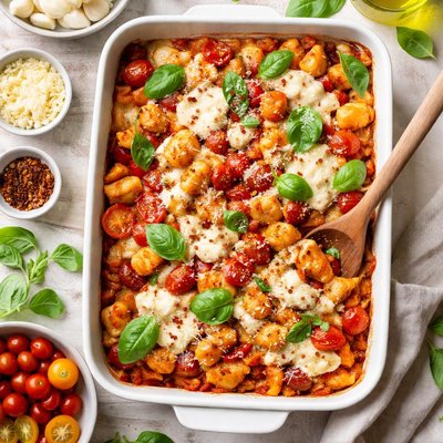 Image of Gnocchi and Tomato Bake Oamc