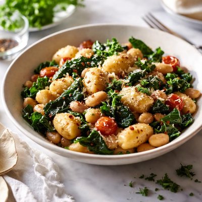 Image of Gnocchi Beans and Greens