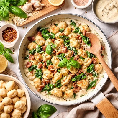 Image of Vegan Gnocchi with Cream Sauce