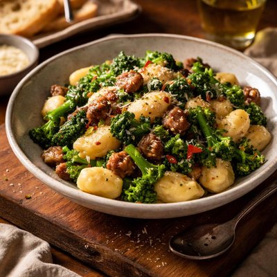 Image of Gnocchi with Sausage Broccoli Rabe
