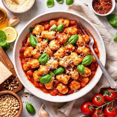 Image of Whole30 Gnocchi with Tomato Sauce