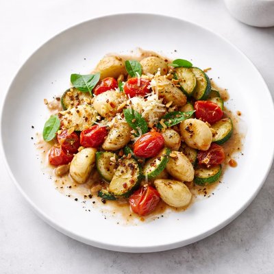 Image of Gnocchi with Zucchini Tomato and Brown Butter