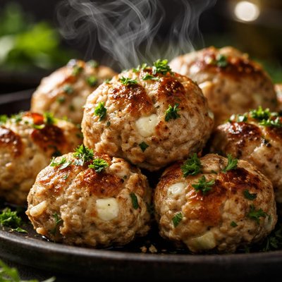 Image of Goat Cheese Chicken Meatballs